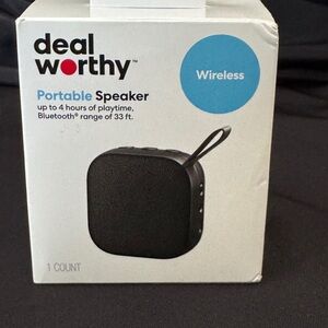 Black Wireless Bluetooth Portable Speaker | NIP | Rechargable